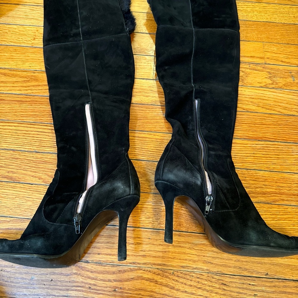 Stylish suede boots - Picture 2 of 4